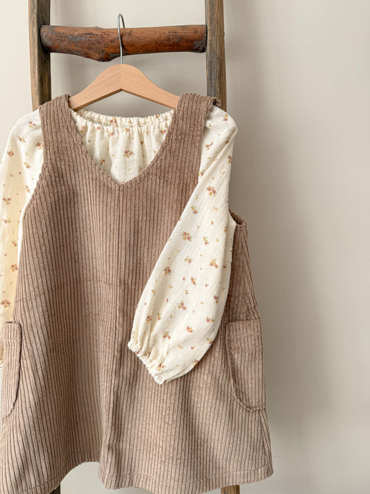 Madeleine Corduroy Pinafore Dress