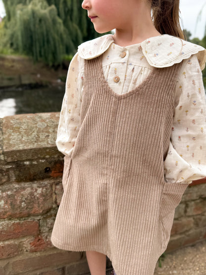 Madeleine Corduroy Pinafore Dress