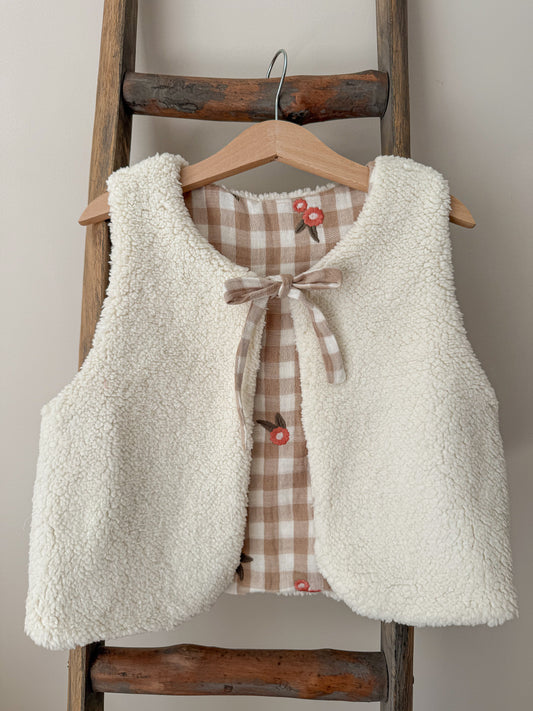 Amélie Gilet - Teddy / Muslin