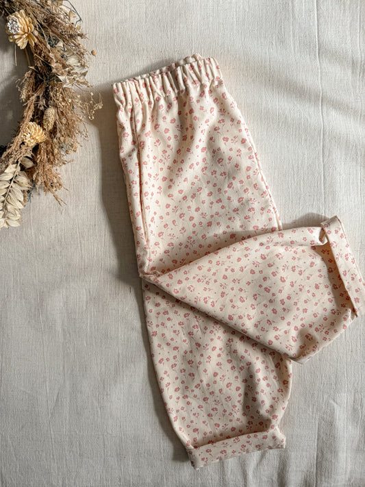 Layla Trousers - Rose Botanical