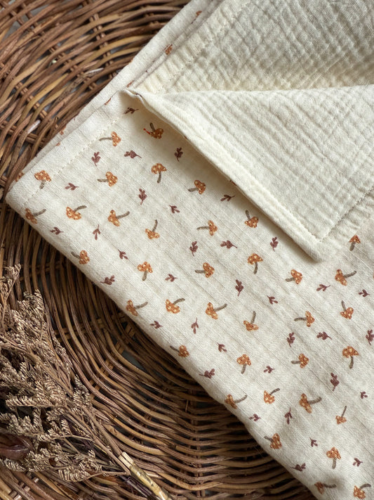 Muslin Blanket - Mushroom