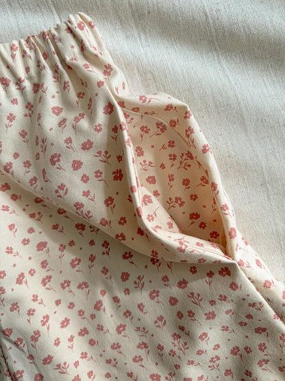 Layla Trousers - Rose Botanical