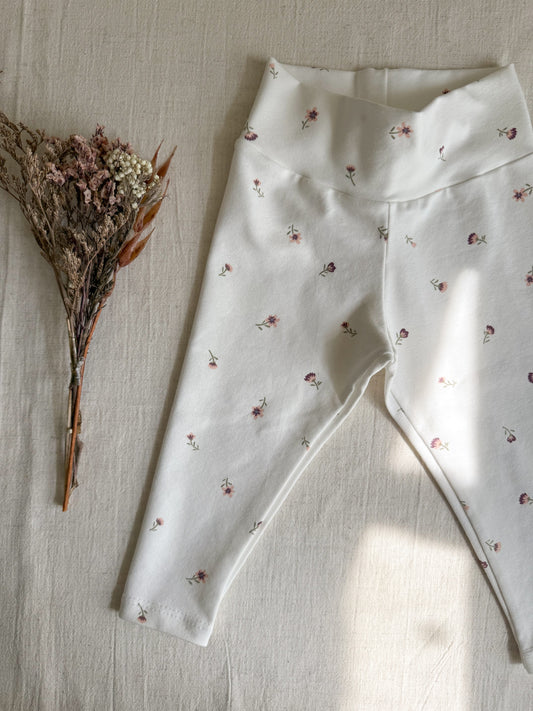 Yoga Waistband Leggings - Two Fabrics